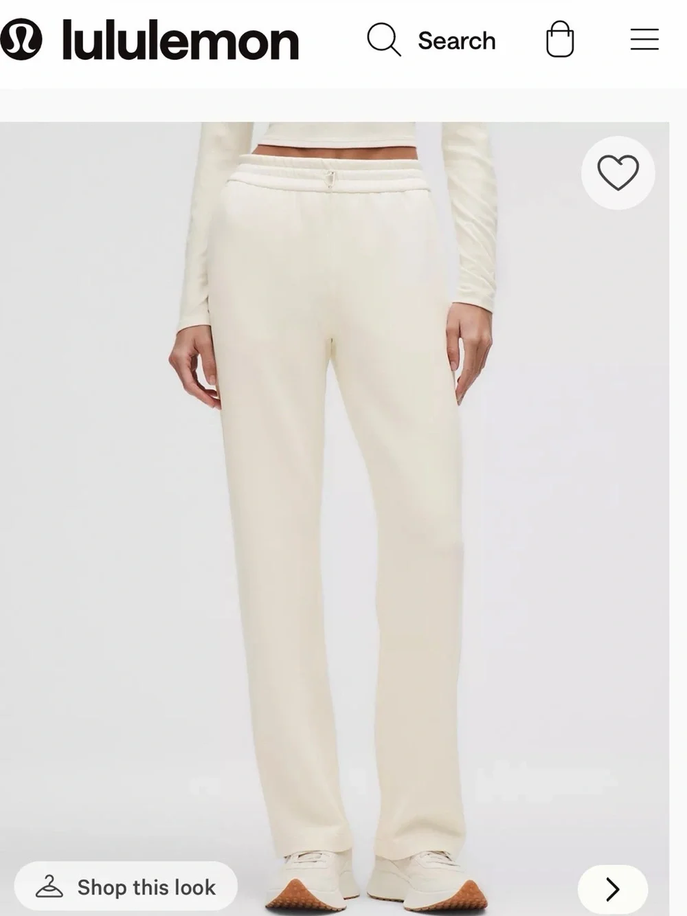 Lululemon Tapered Elastic Waist Pants